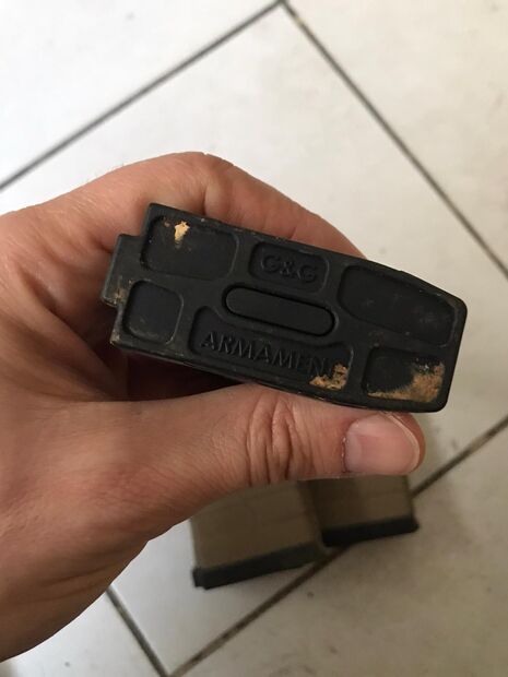 2. EL G&G MID-CAP ÜSTÜ TAN ALTI SİYAH ŞARJÖRLER