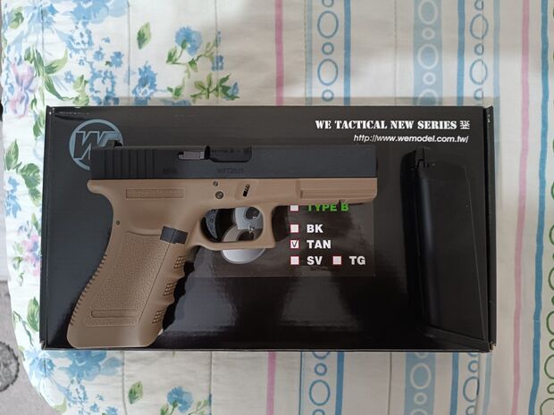 WE GlOCK 18C TAN AIRSOFT TABANCASI