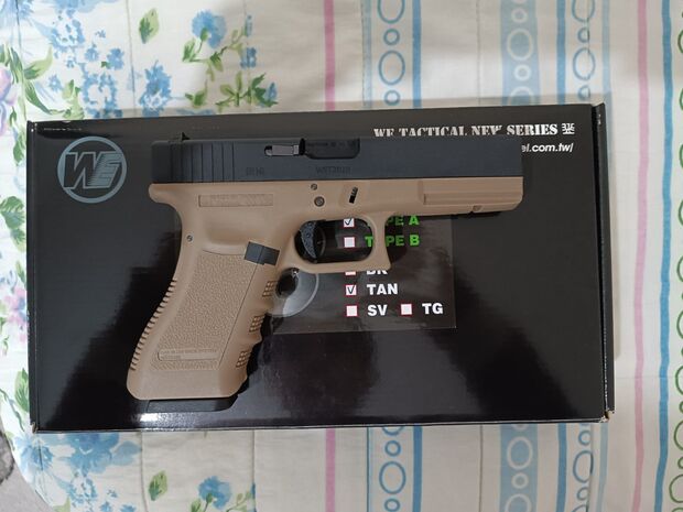 WE GlOCK 18C TAN AIRSOFT TABANCASI