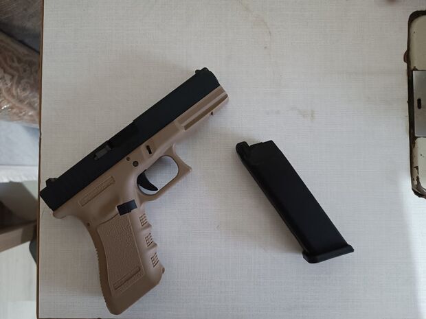 WE GlOCK 18C TAN AIRSOFT TABANCASI