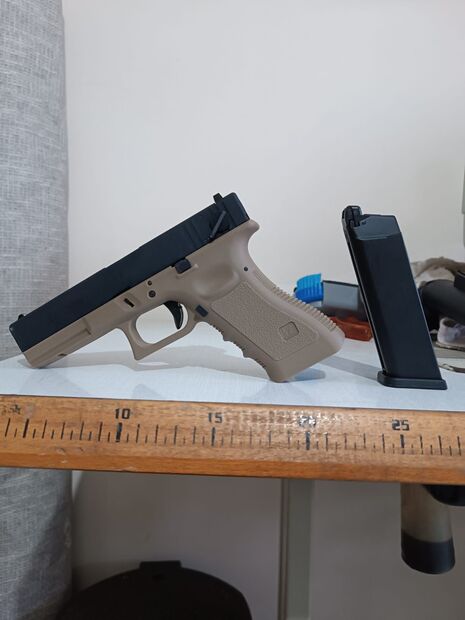 WE GlOCK 18C TAN AIRSOFT TABANCASI