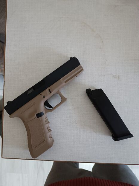 WE GlOCK 18C TAN AIRSOFT TABANCASI