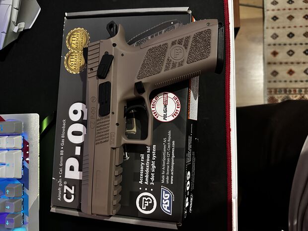 ASG CZ P-09 GBB AİRSOFT TABANCASI