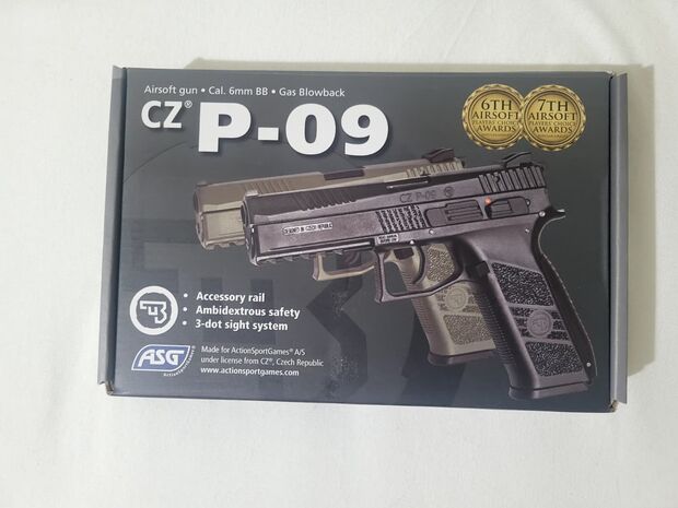 ASG CZ P09 AIRSOFT TABANCASI