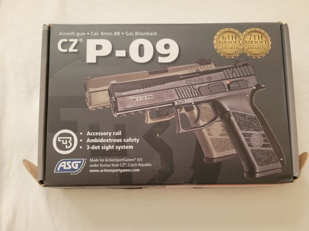 ASG CZ P09 GREEN GAS AİRSOFT TABANCASI
