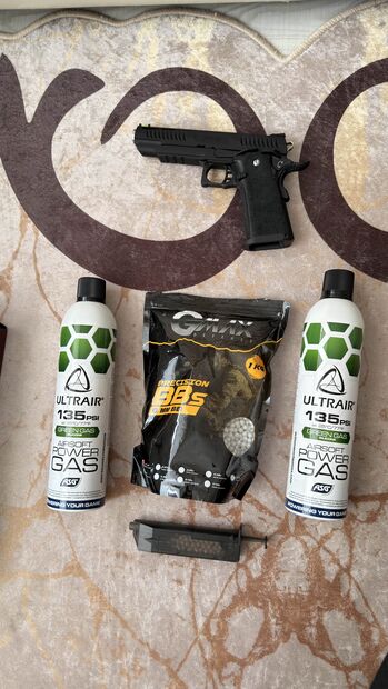 ASG MODIFY TRINITY SİYAH BLOWBACK AIRSOFT TABANCAS