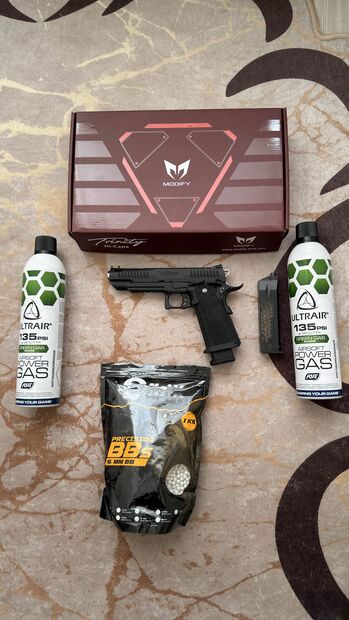 ASG MODIFY TRINITY SİYAH BLOWBACK AIRSOFT TABANCAS