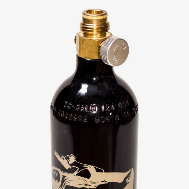 GANGSTA 12 OZ CO2 TANK (ON/OFF VALVE)