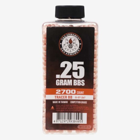 G&G - G&G TRACER 0.25G 2700BB KIRMIZI ŞİŞE G&G - G&G TRACER 0.25G 2700BB KIRMIZI ŞİŞE