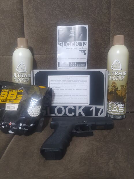 GLOCK 17 SİYAH AIRSOFT TABANCASI
