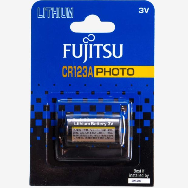 FUJITSU CR123A 3V LITHIUM BATTERY