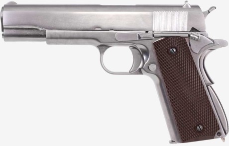 WE - WE 1911 MATTE CHROME AIRSOFT PISTOL