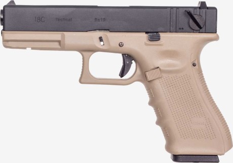 WE - WE G18 GEN4 TAN AIRSOFT PISTOL