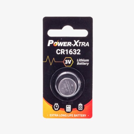 POWER X-TRA - POWER XTRA CR1632 3V LITHIUM PIL POWER X-TRA - POWER XTRA CR1632 3V LITHIUM PIL