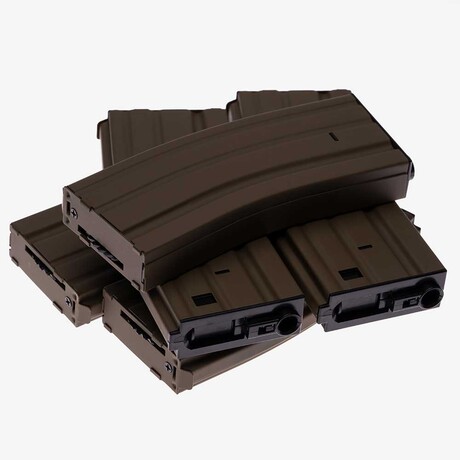 SPECNA ARMS - SPECNA ARMS 300R HICAP M4/M16 ŞARJÖR TAN 5PCS