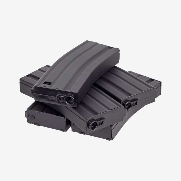 SPECNA ARMS 30R REAL CAP MAGAZINE FOR M4/M16 5 PCS BLACK
