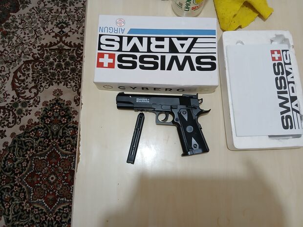 SWISS ARMS P1911 MATCH AIRSOFT TABANCASI