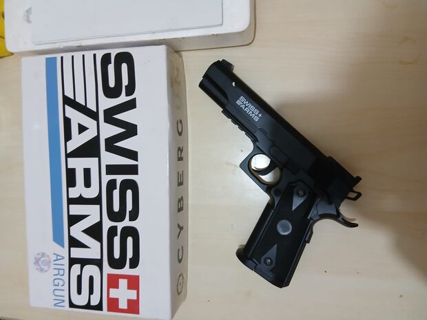 SWISS ARMS P1911 MATCH AIRSOFT TABANCASI