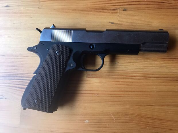 WE 1911 GÜMÜŞ SLIDE SİYAH GÖVDE 2.EL