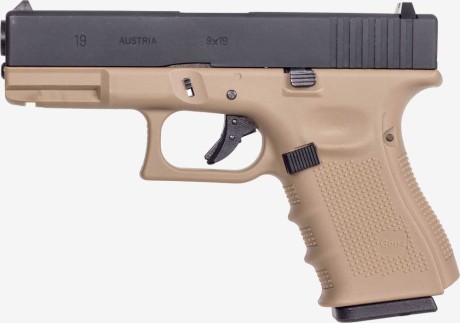WE - WE G19 GEN4 TAN AIRSOFT PISTOL