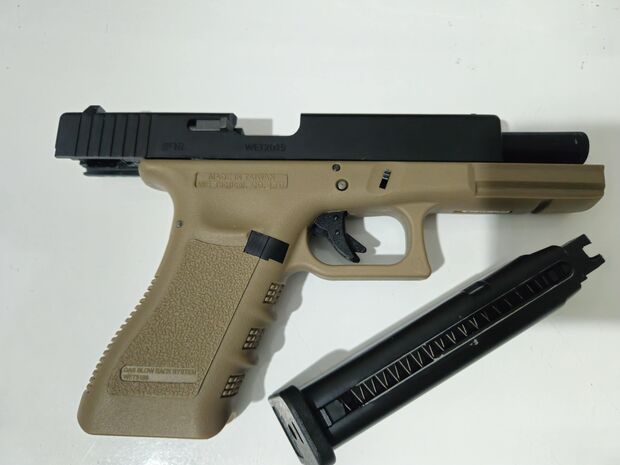 WE GlOCK 17C GEN3 TAN AIRSOFT TABANCASI