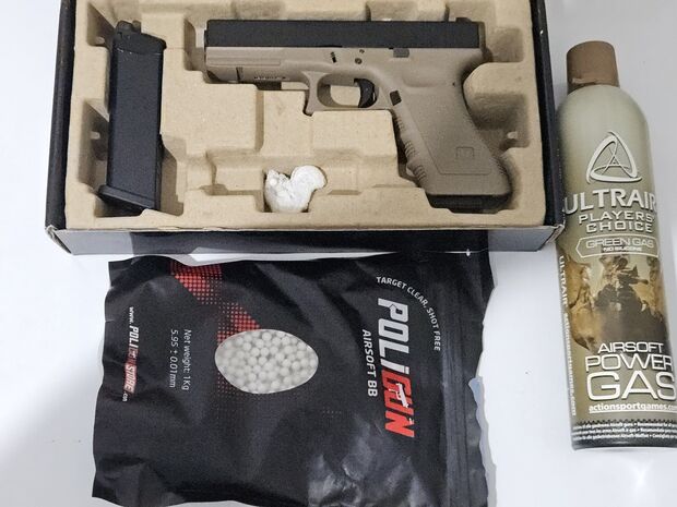 WE GlOCK 17C GEN3 TAN AIRSOFT TABANCASI