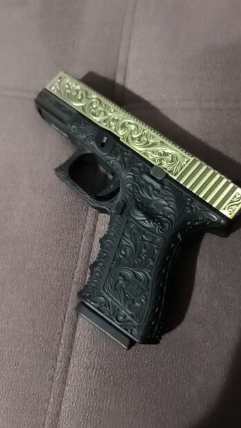 WE GLOCK G 17 ETCHED IVORY AIRSOFT TABANCASI