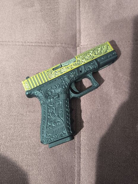 WE GLOCK G 17 ETCHED IVORY AIRSOFT TABANCASI