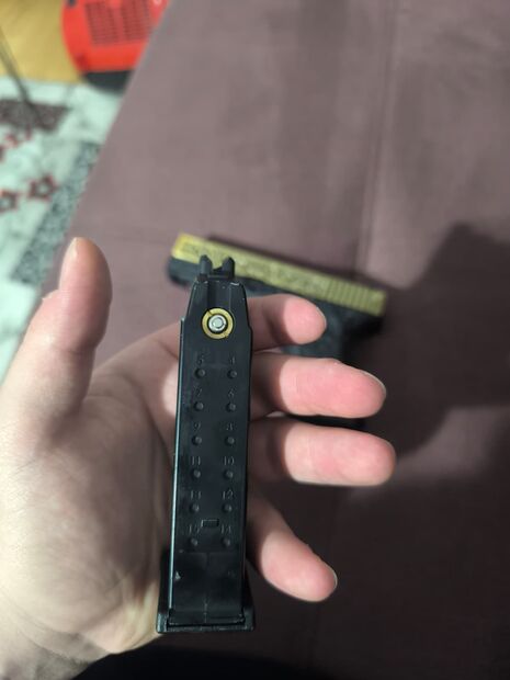 WE GLOCK G 17 ETCHED IVORY AIRSOFT TABANCASI