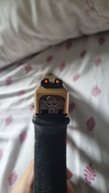 WE GLOCK G34 TITANIUM GOLD AIRSOFT TABANCASI